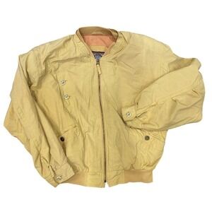 John Slim Vintage Sportswear Bomber Jacket 80s Leisure Windbreaker Men’s Large